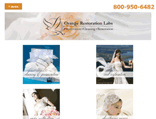 Tablet Screenshot of gownrestoration.com